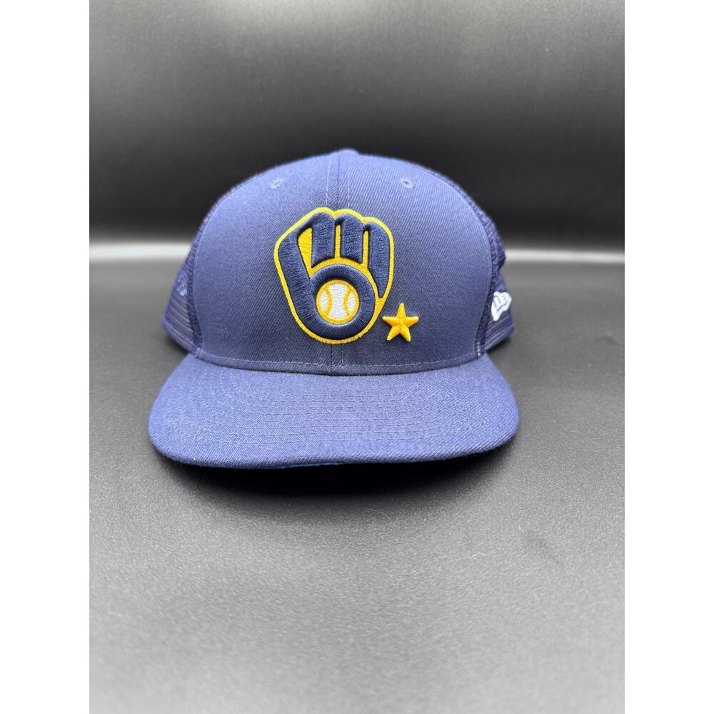 New Era Milwaukee Brewers 2022 MLB ASG On Field 59FIFTY Fitted Mesh Hat 7 7/8